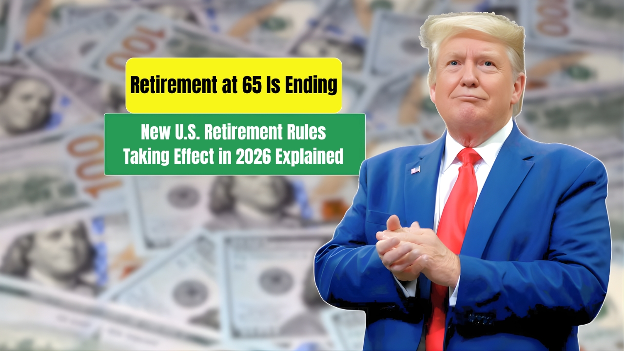 Retirement at 65 Is Ending: New U.S. Retirement Rules Taking Effect in 2026 Explained